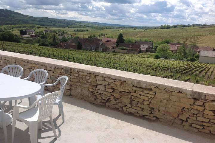 Location de vacances pour 8 personnes, avec Balcon à Santenay