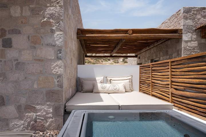 Hôtel pour 2 personnes, avec vue sur l’océan et terrasse dans Milos - 3
