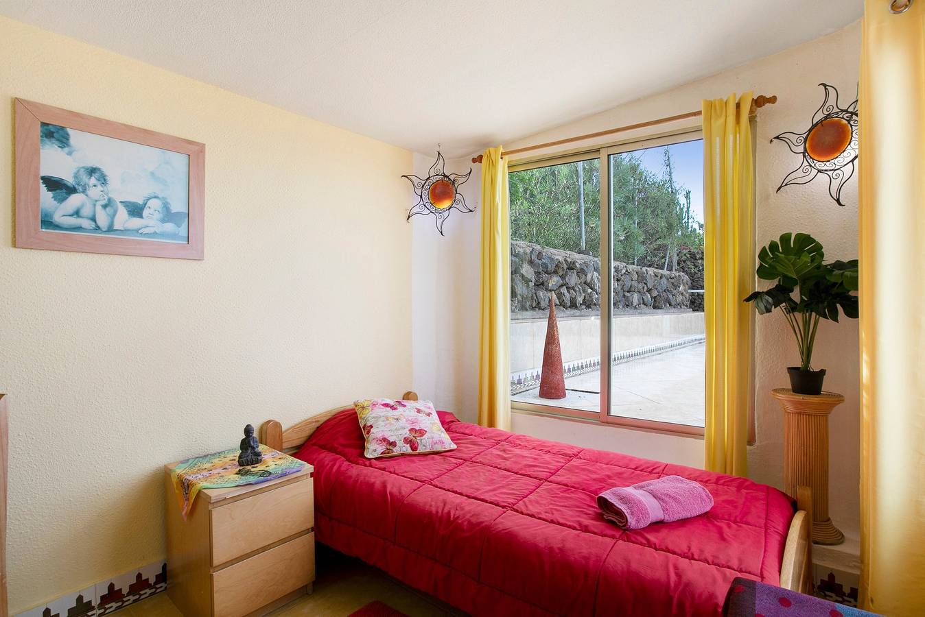 Ganze Wohnung, Ferienwohnung "Atlantis En Jardín Mariposa" mit Meerblick, Gemeinschaftspool und Wlan in La Matanza de Acentejo, Teneriffa Nord
