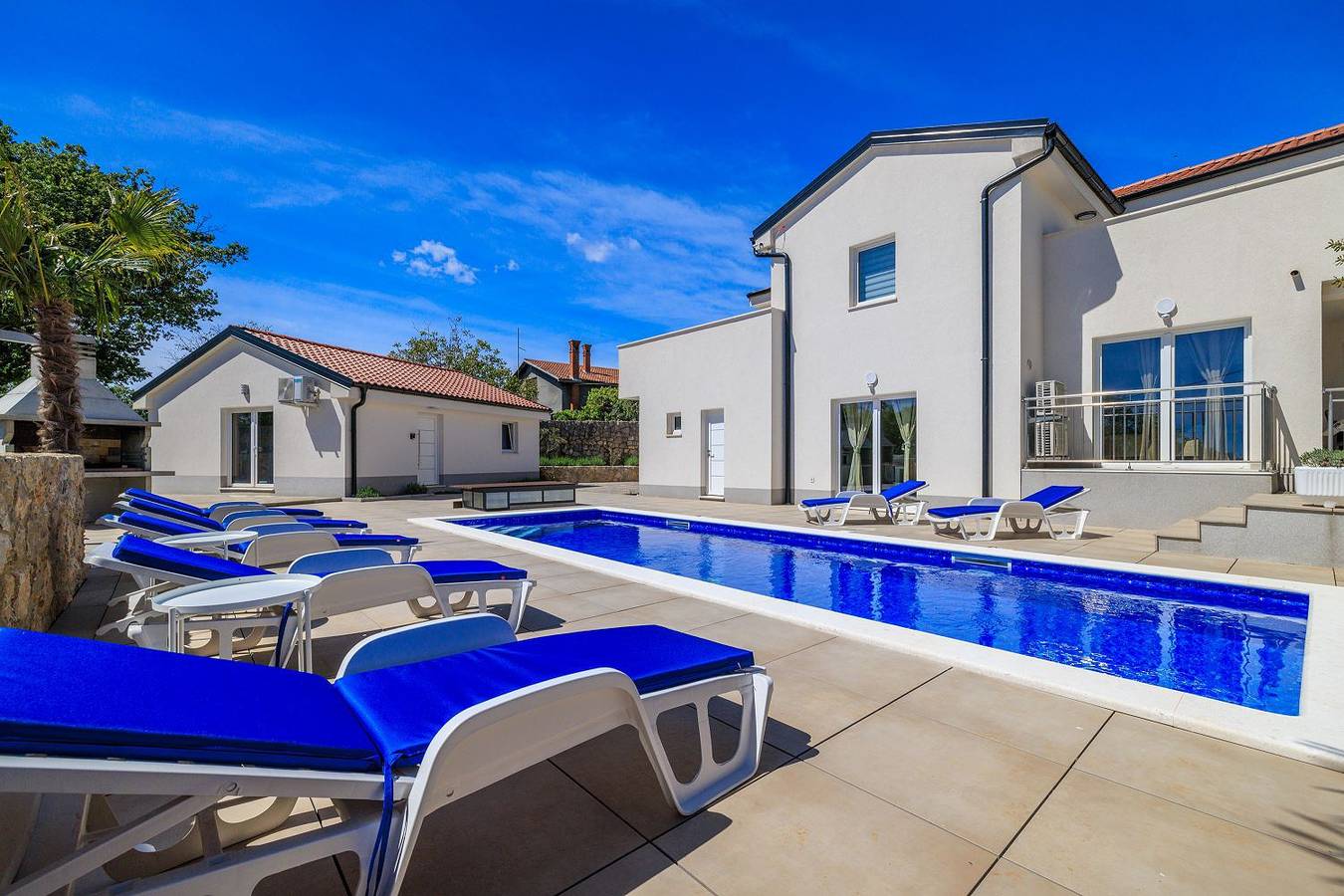 Ganze Wohnung, Pool mit Salzektrolyse unweit der Heilschlamm Bucht in Kras, Krk