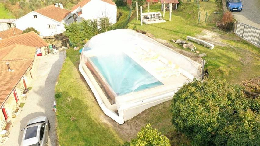 Maison de campagne pour 2 personnes, avec vue ainsi que jardin et piscine, animaux acceptés dans Amares - 3