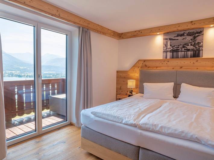 Bauernhaus für 2 Personen, mit Balkon und Garten sowie Sauna und Seeblick im Salzkammergut - 3