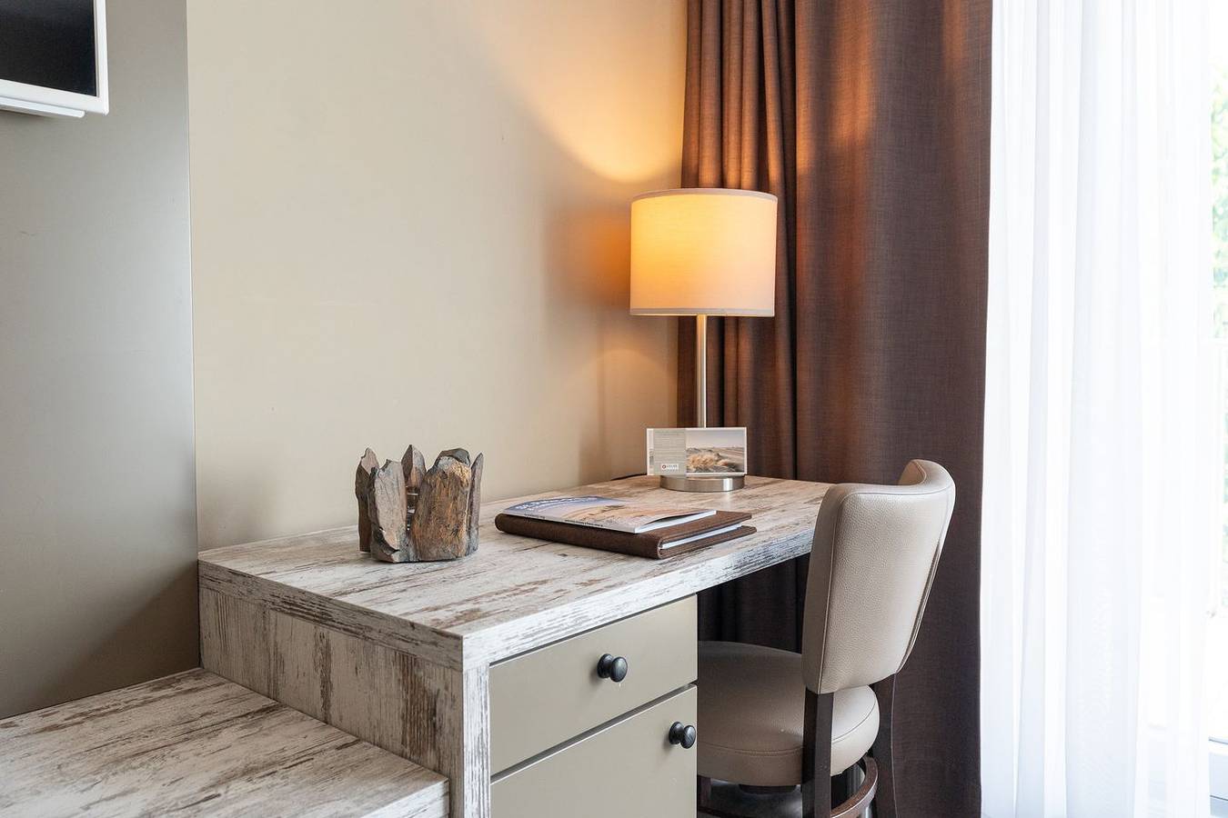 Doppelzimmer 6 mit Landblick in St. Peter-Bad, St. Peter-Ording