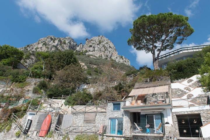 Ferienhaus für 4 Personen, mit Ausblick und Terrasse, mit Haustier
