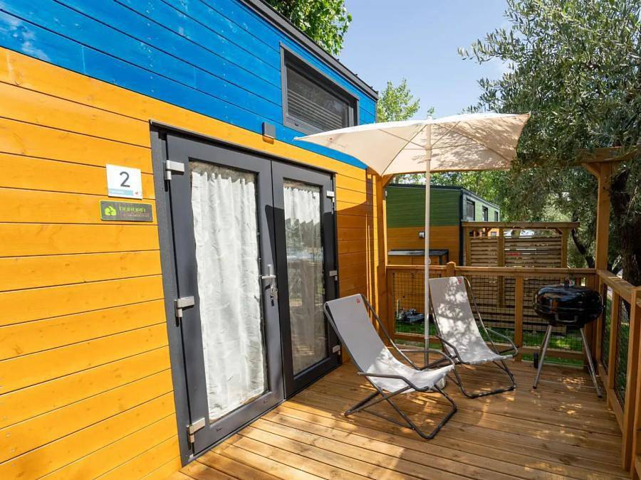 Sivinos Camping Boutique - Mobilheim 4 personen - Winziges Haus in Manerba del Garda, Gardasee-Berge