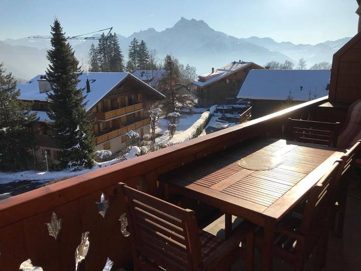 Gîte pour 4 personnes, avec vue et balcon dans Chesières - 2