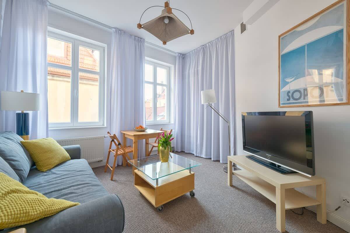 Cały apartament, Apartament wakacyjny dla 4 osób in Sopot, Trójmiasto