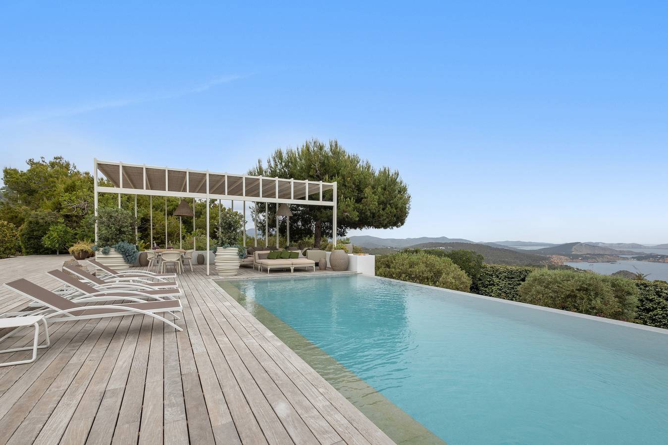 Casa Cayama avec vue sur la mer, Wi-Fi et climatisation in Es Cubells, Sant Josep de sa Talaia