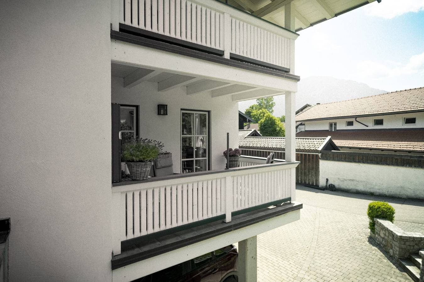 Ganze Ferienwohnung, Ferienwohnung Haberlander inkl. Chiemgaukarte - Ferienwohnung 70qm, Balk., Küche, 2 Schlafzimmer, 1 Wohnschlafzimmer, max. 4 P. in Ruhpolding, Bayerische Alpen