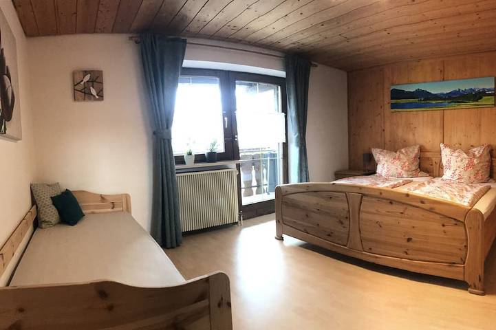 Ferienwohnung für 5 Personen, mit Balkon und Garten in Halblech - 4