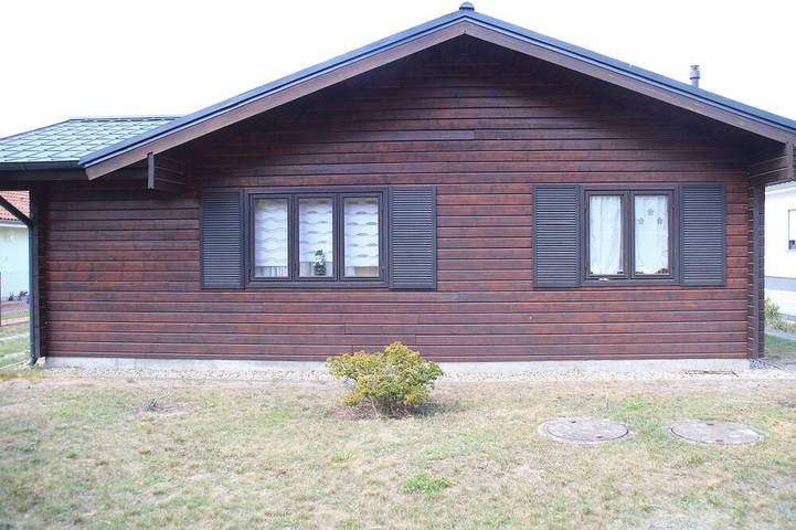 Ferienhaus für 4 Personen, mit Garten und Sauna, mit Haustier in Halbe