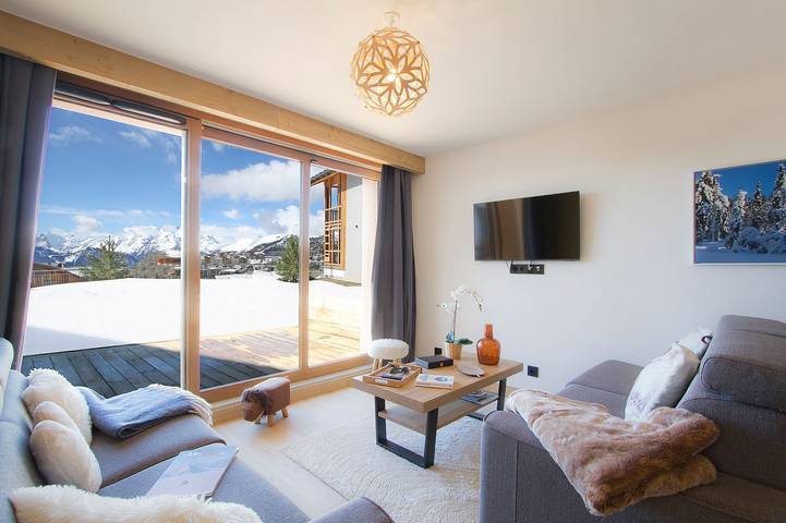 Vakantiewoning voor 4 personen, met Zwembad en Sauna in Huez