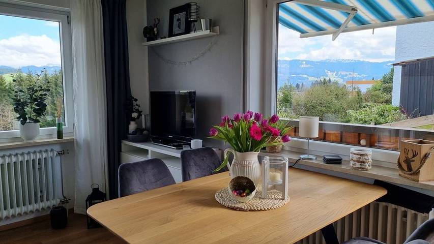Ferienwohnung für 4 Personen, mit Balkon und Ausblick in Oberreute - 3