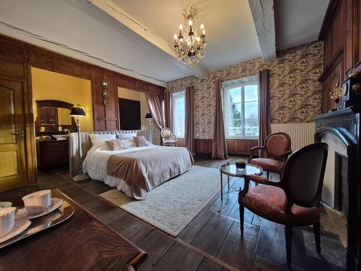 Maison d’hôte pour 2 personnes, avec vue ainsi que jardin et terrasse à Bromont-Lamothe