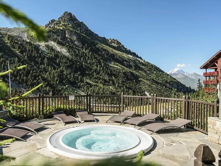 Gîte pour 4 personnes, avec piscine ainsi que sauna et vue, animaux acceptés à Bourg-Saint-Maurice - 4