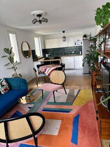 Gîte pour 4 personnes, avec terrasse et vue à Le Pré-Saint-Gervais