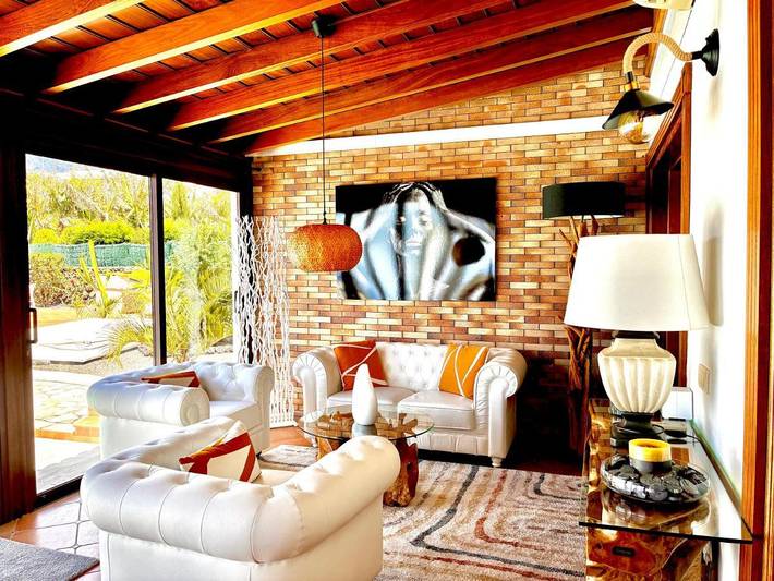 Villa für 6 Personen, mit Balkon und Whirlpool sowie Terrasse und Garten auf La Palma - 2