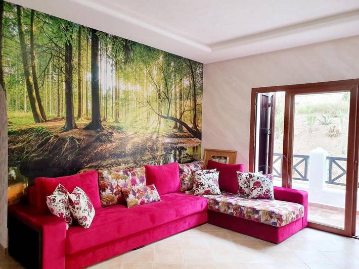 Gîte pour 6 personnes, avec piscine ainsi que vue et jardin à M'diq - 4