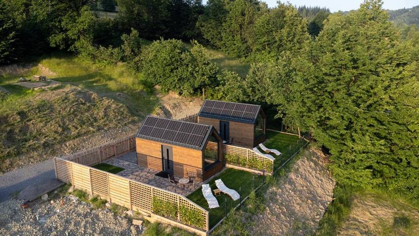 Dom dla 3 osób, z widok i ogród oraz sauna, zwierzęta dozwolone w Brenna