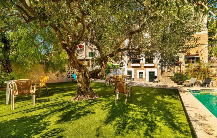 Acogedor apartamento con piscina a 100 m de Bella Vista in Fornalutx, Mallorca Oeste