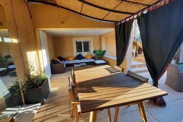 Cottage pour 6 personnes, avec jardin à Bras