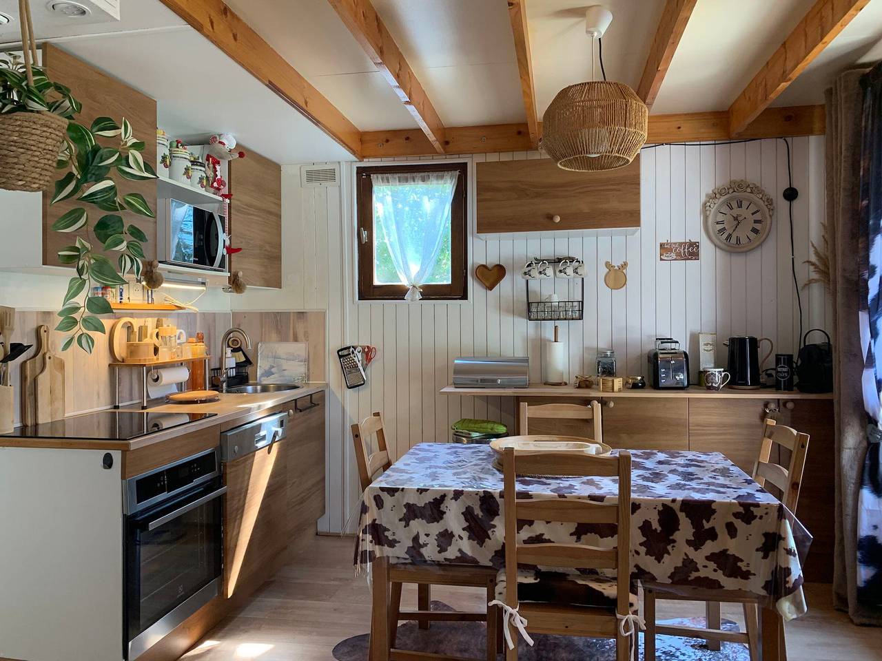 Berghütte für 4, Terrasse in der Nähe des Golfs in Barcelonnette, Espace Lumière