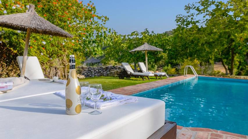 Chalet para 8 personas, con balcón/terraza y piscina en Parque natural de Los Alcornocales - 4