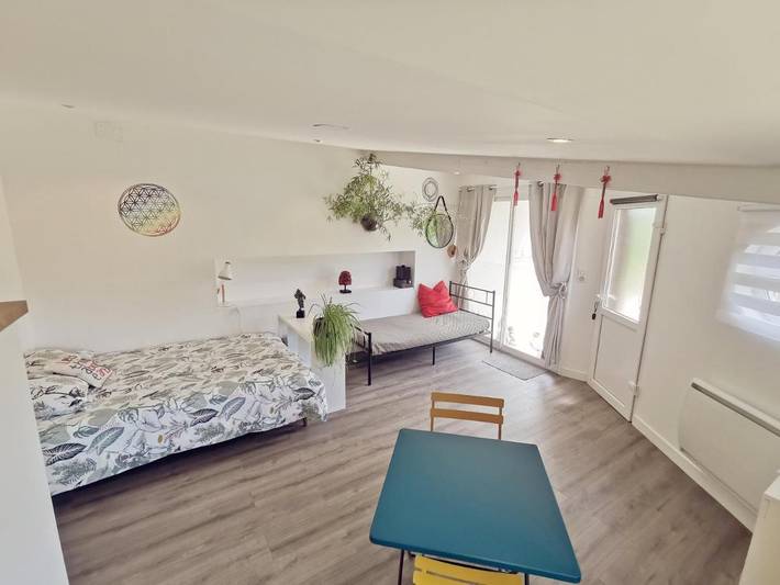 Chambre d’hôte pour 2 personnes, avec Terrasse ainsi que Jardin et Vue