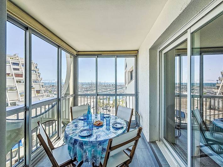 Vakantiewoning voor 4 personen, met terras in La Grande-Motte