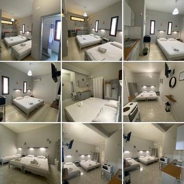 Gîte pour 2 personnes, avec jardin et vue, adapté aux familles dans Stoupa