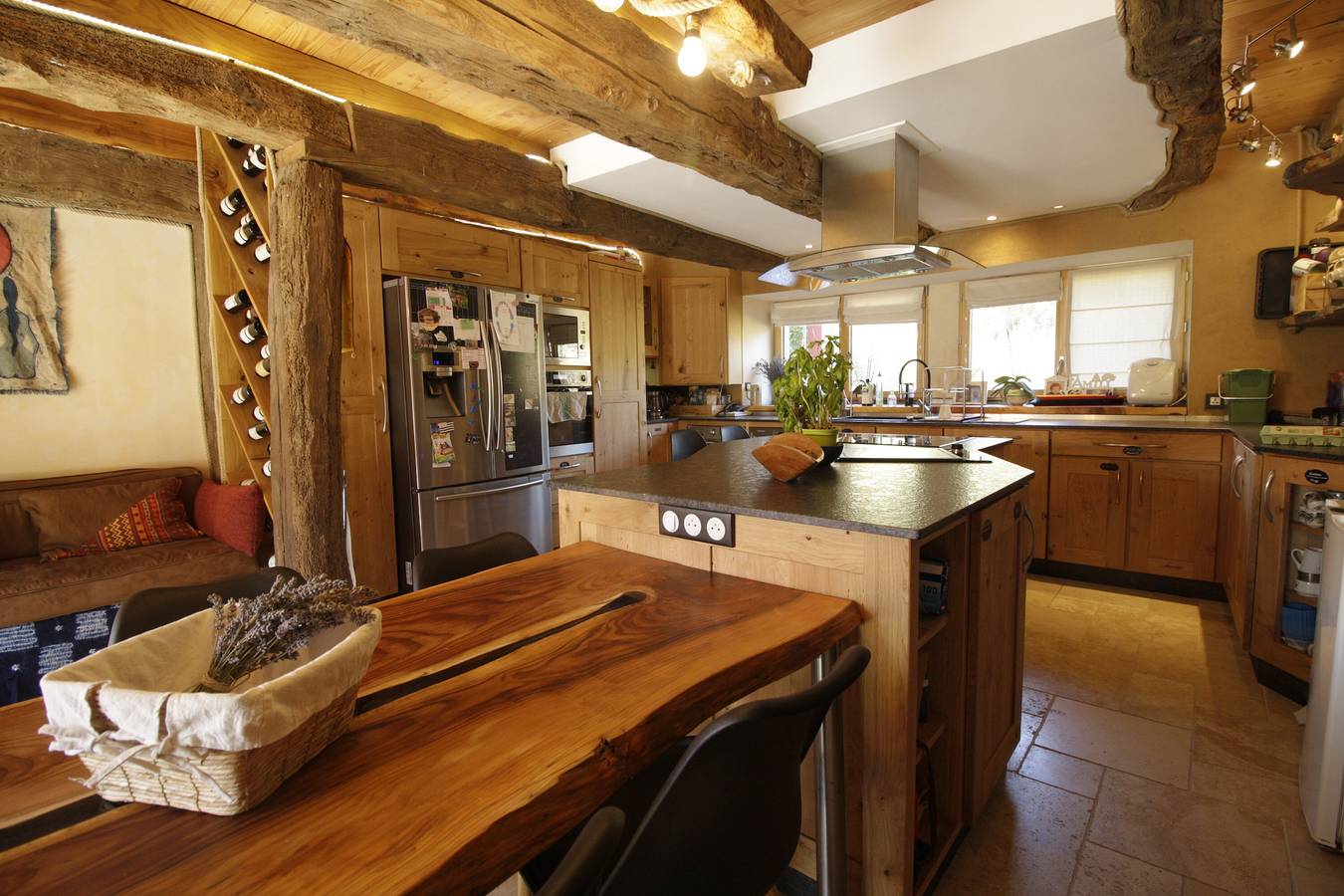 Maison de campagne « Kerdrean » avec terrasse partagée et Wi-Fi in Cléguérec, Région de Pontivy