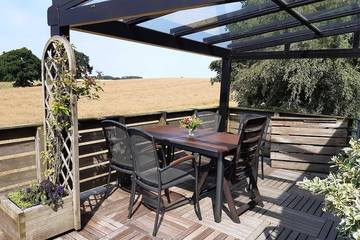 Bauernhof für 4 Personen, mit Terrasse und Garten in Gelting