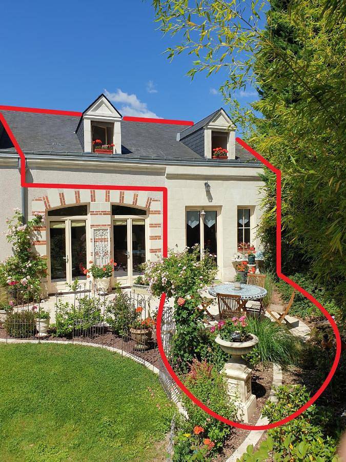 Gîte pour 4 personnes, avec jardin et vue à Bléré - 3