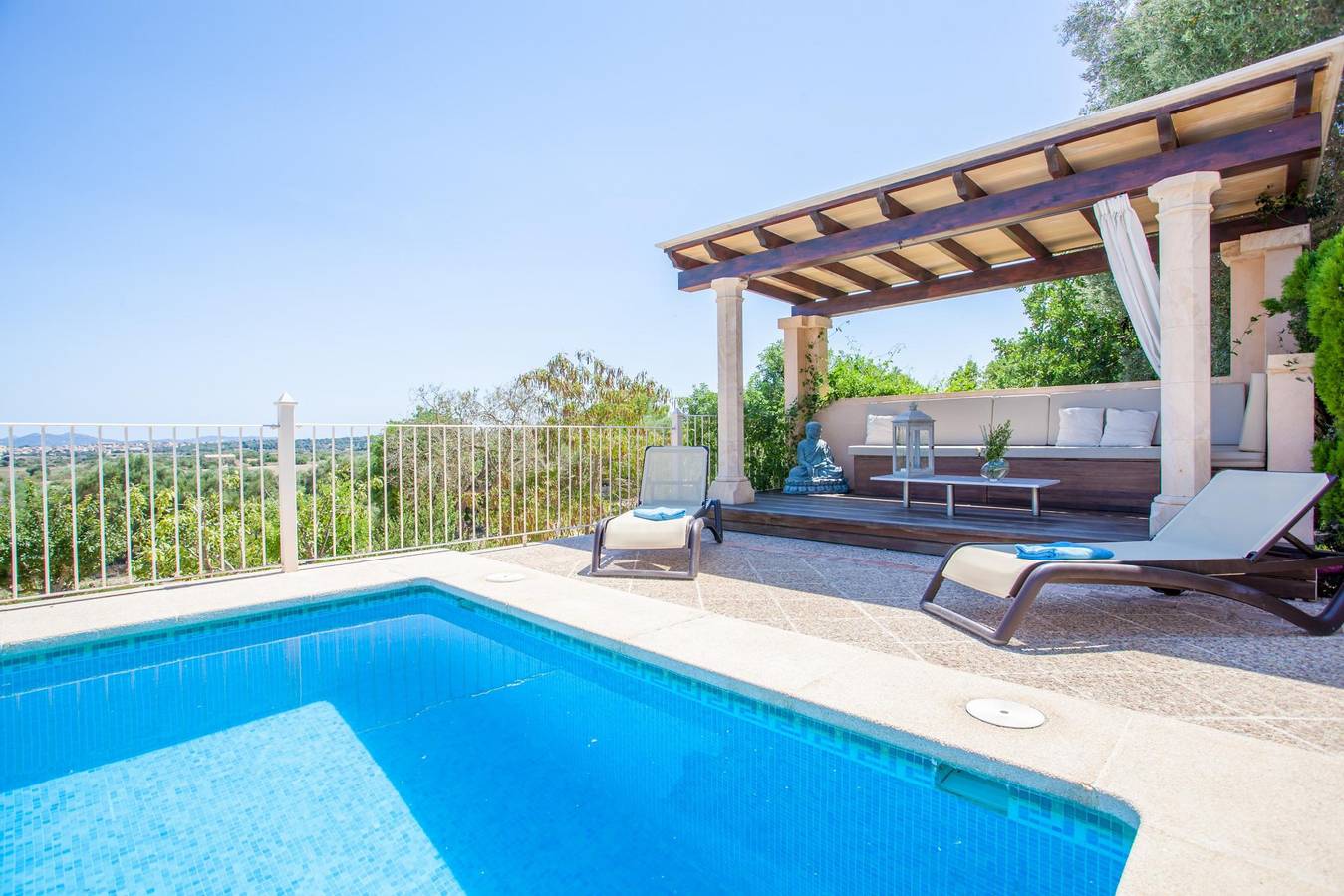 Sa Font - Ferienhaus mit privaten Pool in Petra. Wifi gratis in Petra (Mallorca), Mallorca Inselmitte