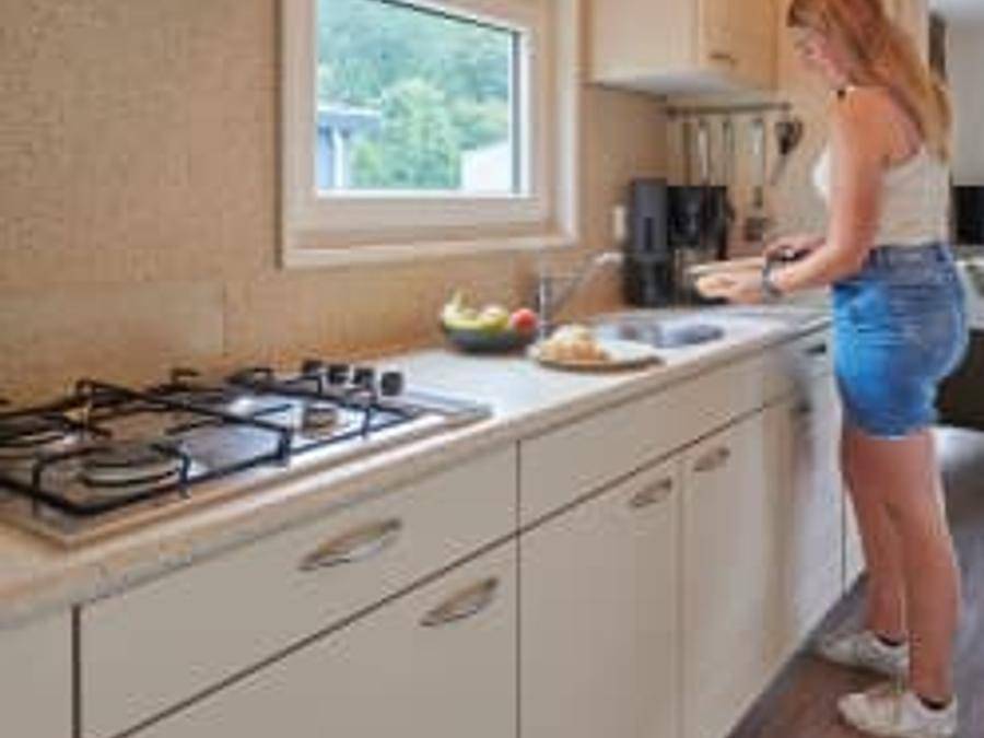 Siblu Camping Meerwijck - Stacaravan 4 personen - Excellence 2 slaapkamers met terras in Hoogezand-Sappemeer, Provincie Groningen