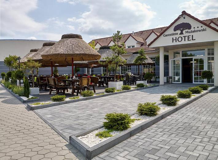 Hotel dla 3 osób, z Taras i Ogród oraz Widok w Łęknica