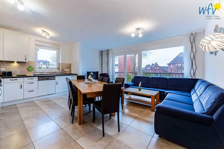 Ferienwohnung für 8 Personen, mit Terrasse und Garten auf Borkum