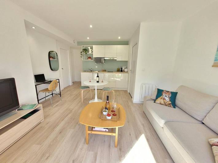 Appartement de vacances pour 2 personnes, avec vue et jardin