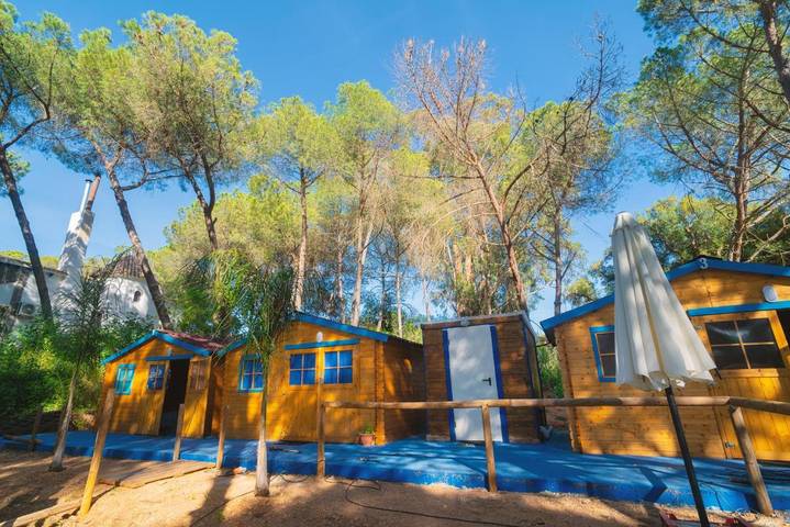 Bungalow para 2 pessoas, com Terraço e Jardim e ainda Piscina and Vista em Isla Cristina