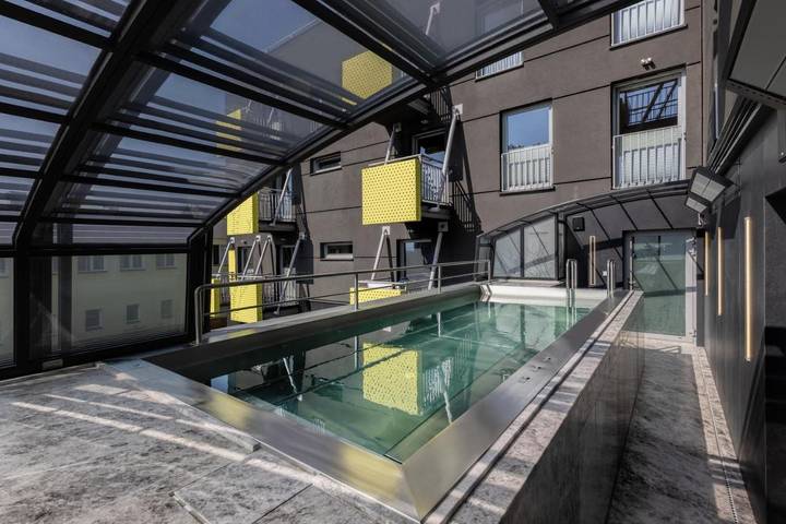 Bed & breakfast dla 2 osób, z widok i basen oraz taras i sauna w Jastrzębia Góra