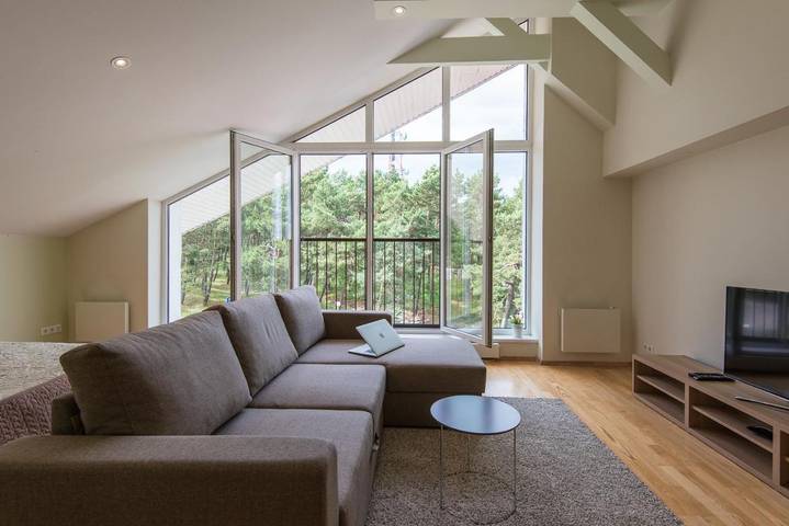 Ferienwohnung für 5 Personen, mit Balkon und Terrasse sowie Garten und Ausblick in Kurische Nehrung - 3