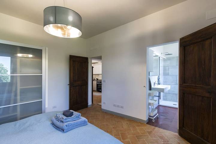 Casa Vinalia in den etruskischen Mauern von Cortona in Cortona, Arezzo Provinz