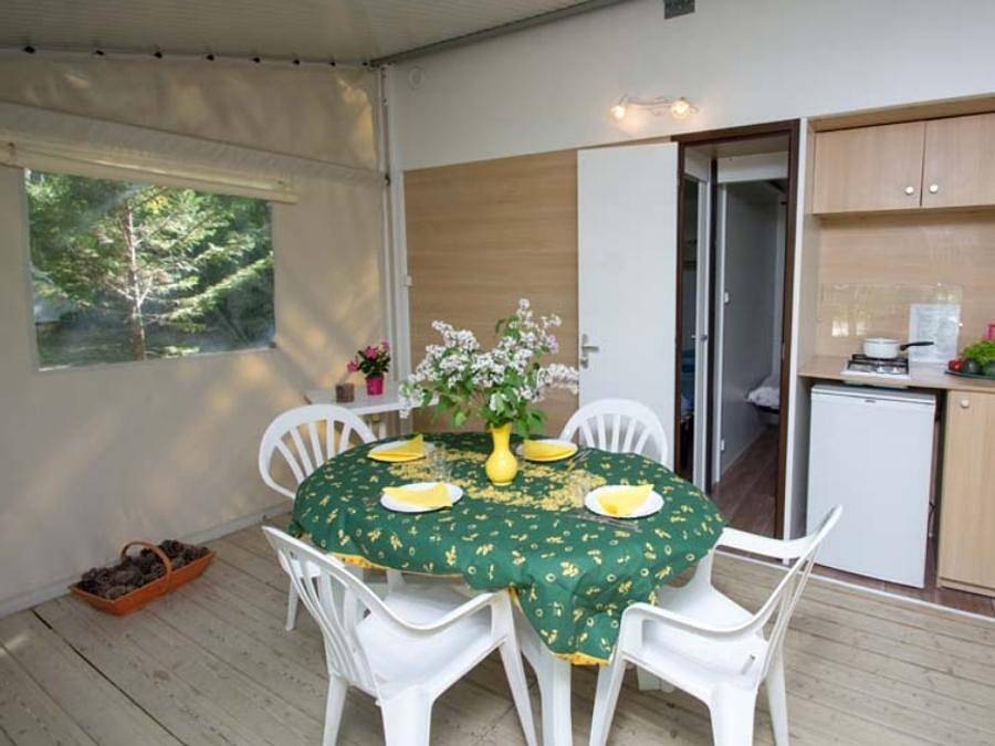 Camping Le Luberon | Pausado - Bungalow 4 personen - Cottage Capucine 4p Ohne Sanitären in Apt, Regionaler Naturpark Luberon