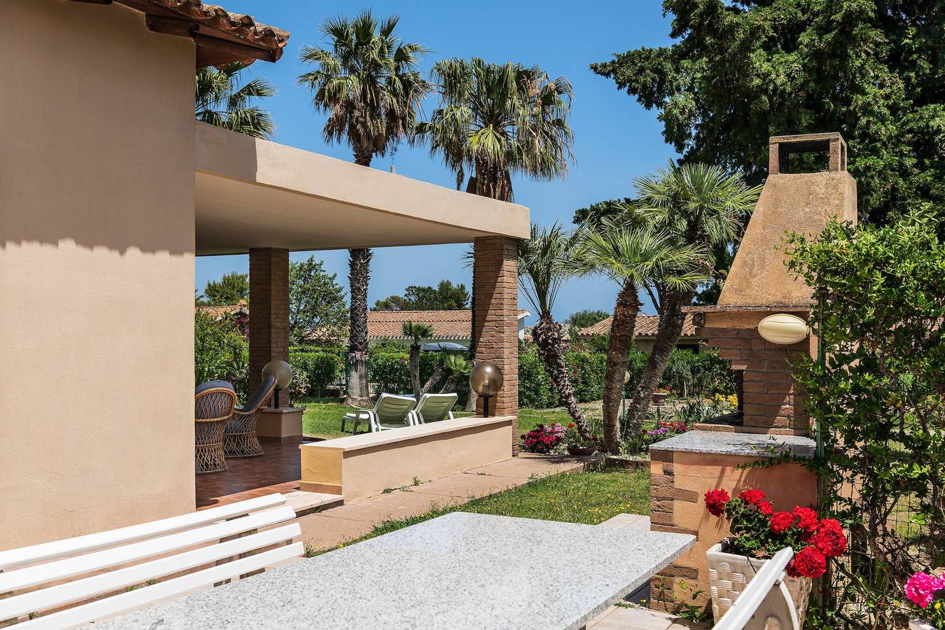 Villa Palme Costa Rei: Droomvilla met Palmentuin vlak bij het Strand in Costa Rei, Muravera