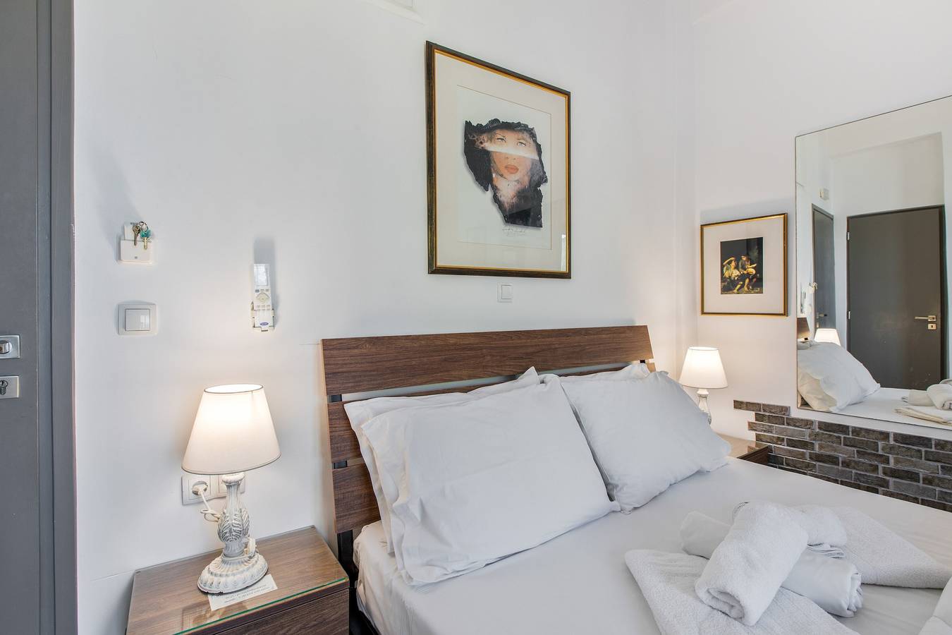 Kamer 'Porto Chania B2' met gedeelde tuin, draadloos internet en airconditioning in Splantzia, Chania en omgeving