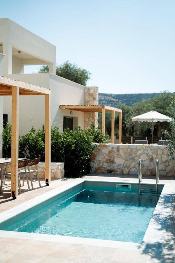 Villa für 6 Personen, mit Garten und Ausblick sowie Pool auf Thassos