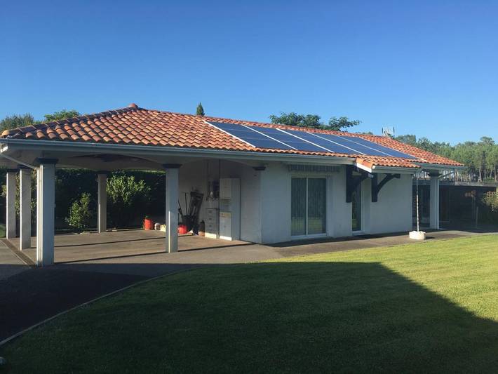 Location de vacances pour 4 personnes, avec jardin à Saint-Vincent-de-Tyrosse