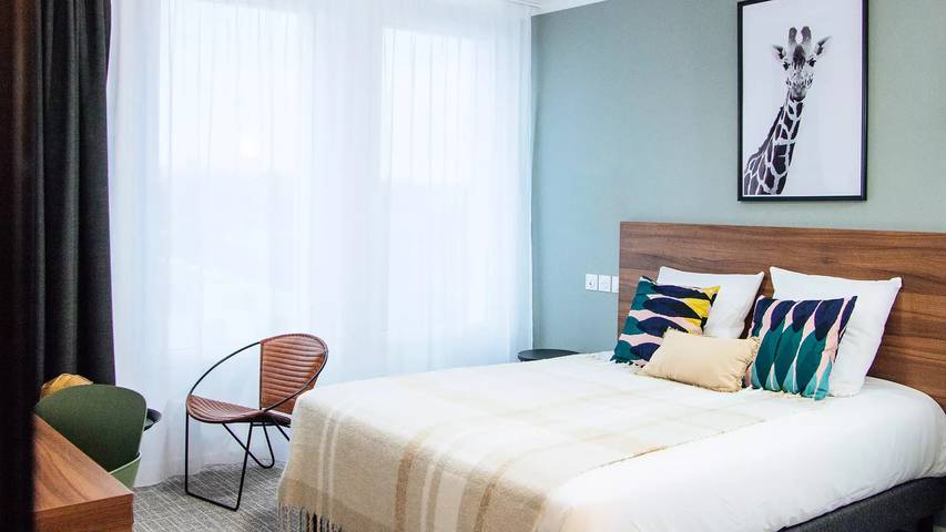 Estudio entero, Studio 2 personnes avec lit double in Villeneuve-d'Ascq, Lille region