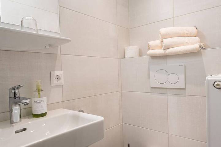 Studio, Dusche oder Bad, Wc, Balkon - Gästehaus Zwischenberger in Hohe Tauern, Obervellach