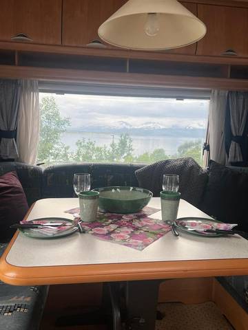 Bungalow für 2 Personen, mit Garten und Ausblick, mit Haustier in Norwegen